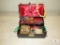 Vintage Jewelry Box with assorted Costume Jewelry