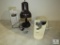 Lot Flexible Table Lamp, Can Opener, and Coffee Grinder
