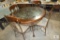 Wood & Metal Accent Dining Dinette Table 55
