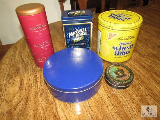 Lot Vintage Candy Tins