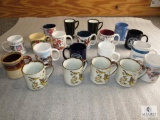 Large Lot assorted Coffee Mugs Cups