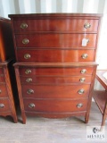 Duncan Phyfe style check of drawers 6 Drawer