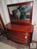 Duncan Phyfe style Dresser with Mirror