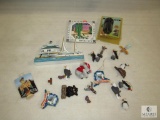 Lot assorted souvenir items Eagles, Decorations, and hidden Key holder