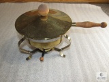 Brass & Stainless Chafing Dish Pot