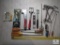 Lot various Hand Tools Pop Rivet Gun, Stapler, Screwdrivers, Mixer, Allen Wrenches +