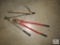 Lot Yard Tools Bow Saw, Bolt Cutters, & Limb Nippers