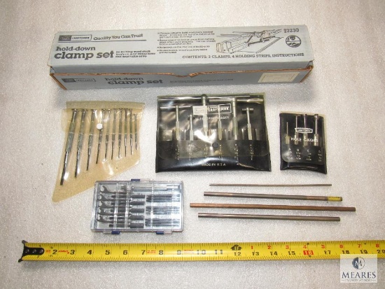 Lot Craftsman Telescoping Gages, Hole Gage, Screwdrivers, and Clamp set