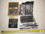 Lot Metal working tools Center Punch Set, Counterbores, Mitutoyo Set, +