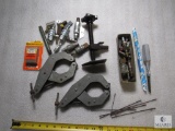 Lot Kant Twist Clamps, Air Fittings, & New Pack of Razor Blades