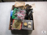 Lot Electrical Supplies Breakers, Switches, Switch Boxes, Wallplates +