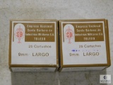 Rare 50 rounds Toledo 9mm LARGO ammo