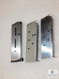 3 Stainless 1911 45 ACP Magazines