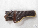 Eubanks Leather Tooled Holster Fits Ruger Mark 1 & 11