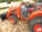 Kioti CK25 Front Loader Tractor with KL130 Scoop Bucket - 10% BP
