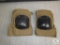 US Army Issue Knee Pads Nylon Velcro Strap Size Large