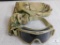 Desert Locust Revision Military Adjustable Safety Goggles with Storage Pouch Clear & Tint Lens