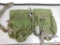 Lot 2 Army Issue Gas Mask & Canister Bag - Holder Bags Only