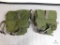 Lot 2 Army Issue Gas Mask & Canister Bag - Holder Bags Only