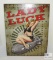 New Tin Sign Lady Luck Vintage Pin-up American Military Bomber
