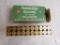 Vintage Box 20 Remington Kleanbore .22 Savage 65 Grain Ammunition Ammo