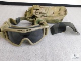 Desert Locust Revision Military Adjustable Safety Goggles with Storage Pouch Clear & Tint Lens