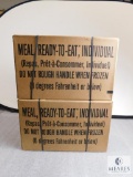 Lot of 2 Sopackco MRE Ready-To-Eat Meals 24 Total Case A & B US Government