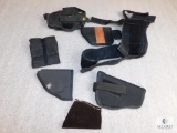 Lot Assorted Nylon Handgun Pouches / Holsters