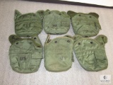 Lot 6 US Army Surplus Canteen 1 Qt. Covers
