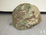 Advanced Combat Helmet Shell size MD and Camo Cover by Specialty Defense Systems