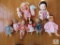 Lot 10 Assorted Vintage Baby Dolls