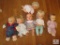 Lot 6 Assorted Vintage Baby Dolls