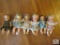 Lot 6 Assorted Vintage Baby Dolls