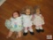 Lot 6 Assorted Vintage Baby Dolls