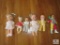 Lot 6 Assorted Vintage Baby Dolls