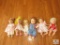 Lot 6 Assorted Vintage Baby Dolls