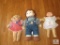 Lot 3 Assorted Vintage Baby Dolls