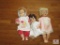 Lot 3 Assorted Vintage Baby Dolls