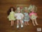 Lot 4 Assorted Vintage Baby Dolls