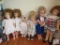 Lot of 6 Large Vintage Baby Dolls