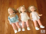 Lot 3 Assorted Vintage Baby Dolls