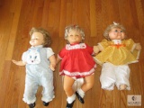 Lot 3 Assorted Vintage Baby Dolls