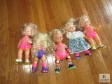 Lot 5 Baby Skates & Roller Blade dolls