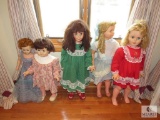 Lot of 5 Large Vintage Baby Dolls