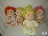 Lot 5 Kenner Hugga Bunch Plush Baby Dolls Huggins