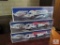 Lot 3 Hess Collector Coin Banks Firetrucks and Tractor Trailer with Racecars