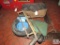 Lot Tools - Tool bag, 2 Hacksaws, Cordless Drill, 2 Vintage Carpenter Saws, Socket Set, and