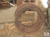 2 rolls of Heavy duty metal cable approximately 1/2