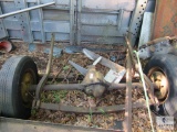 Rear axle with Wheels and Tires