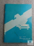 1957 Ford Thunderbird Handbook Manual